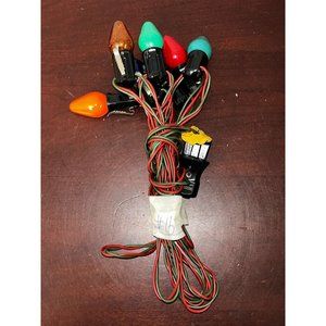 Vintage Christmas Lights Light String Strand C7 NOMA Set #16
